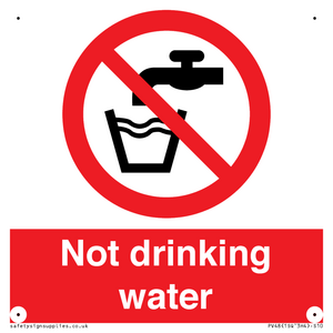 not drinking water